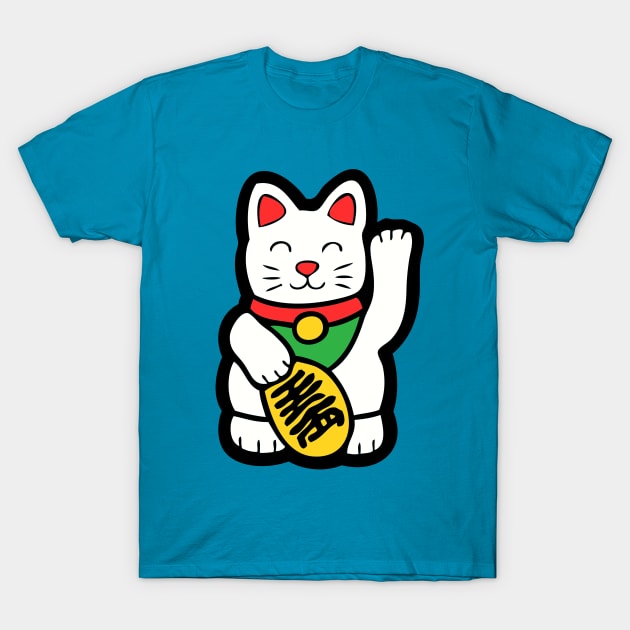 Lucky Cat T-Shirt by evannave